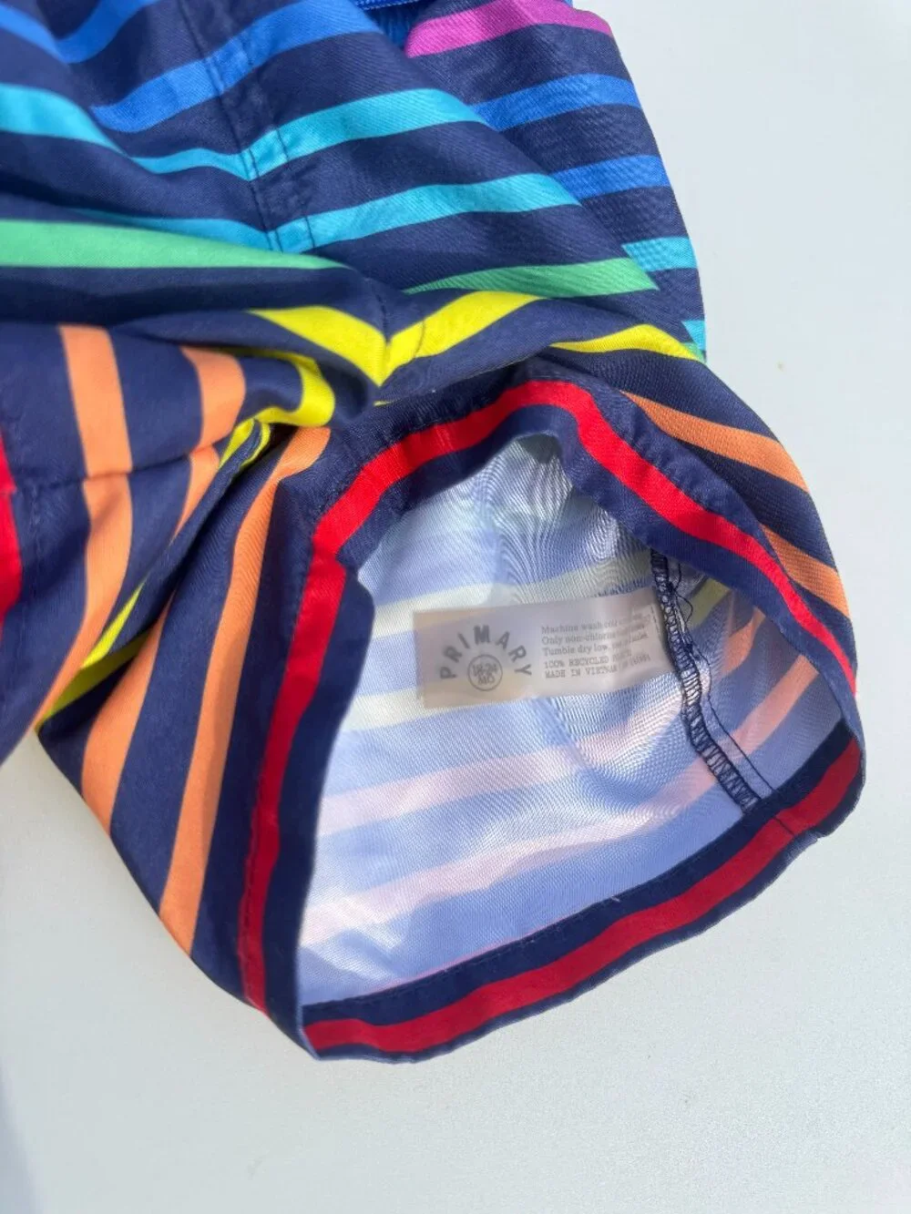 Primary Swim Trunks Rainbow Striped 18-24 mo/ 2T - Picture 4 of 4